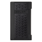a black rectangular object with a black background