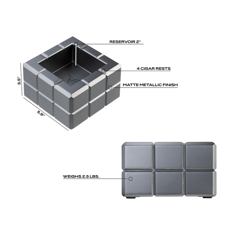 Heritage Cube Ashtray